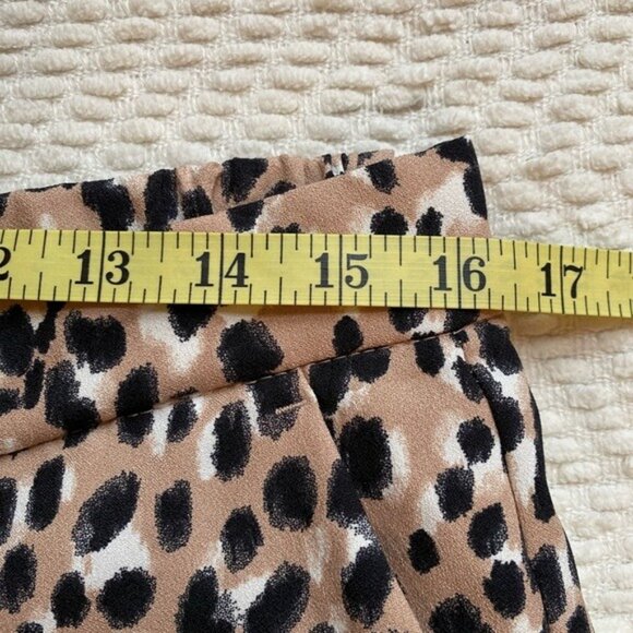 Banana Republic Hayden Pant Animal Print Size 10 Slim Fit Professional Trousers - Picture 6 of 8